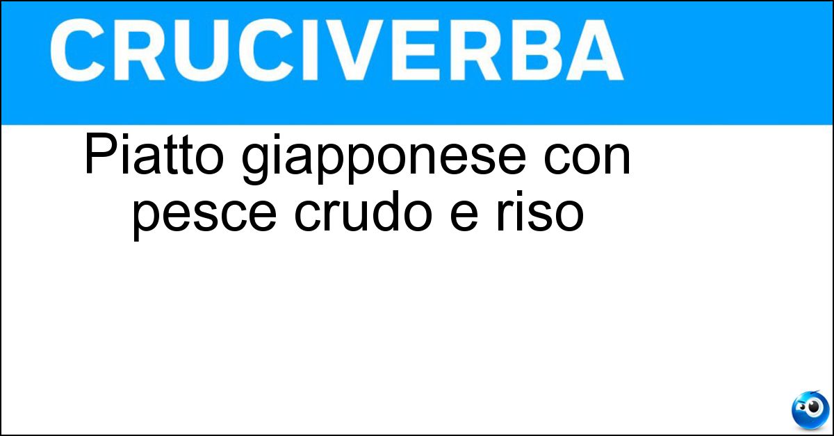 Piatto giapponese con pesce crudo e riso Soluzione Piatto giapponese con pesce crudo e riso - Sushi