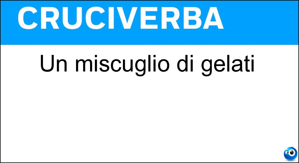 miscuglio gelati