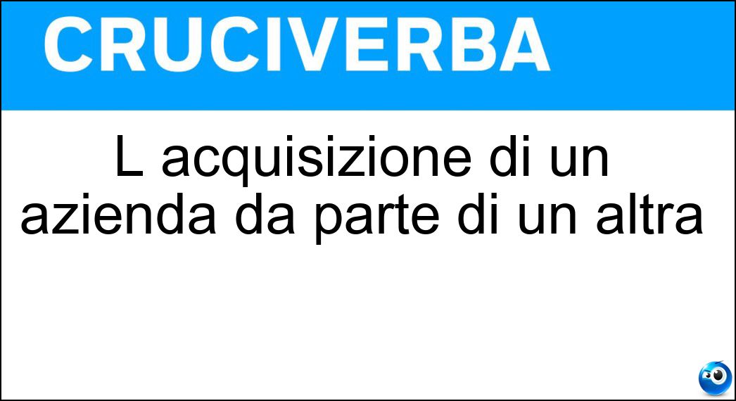 acquisizione azienda