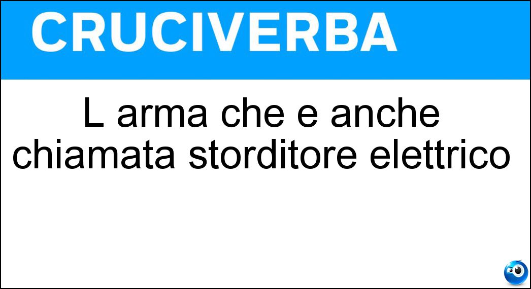 arma anche