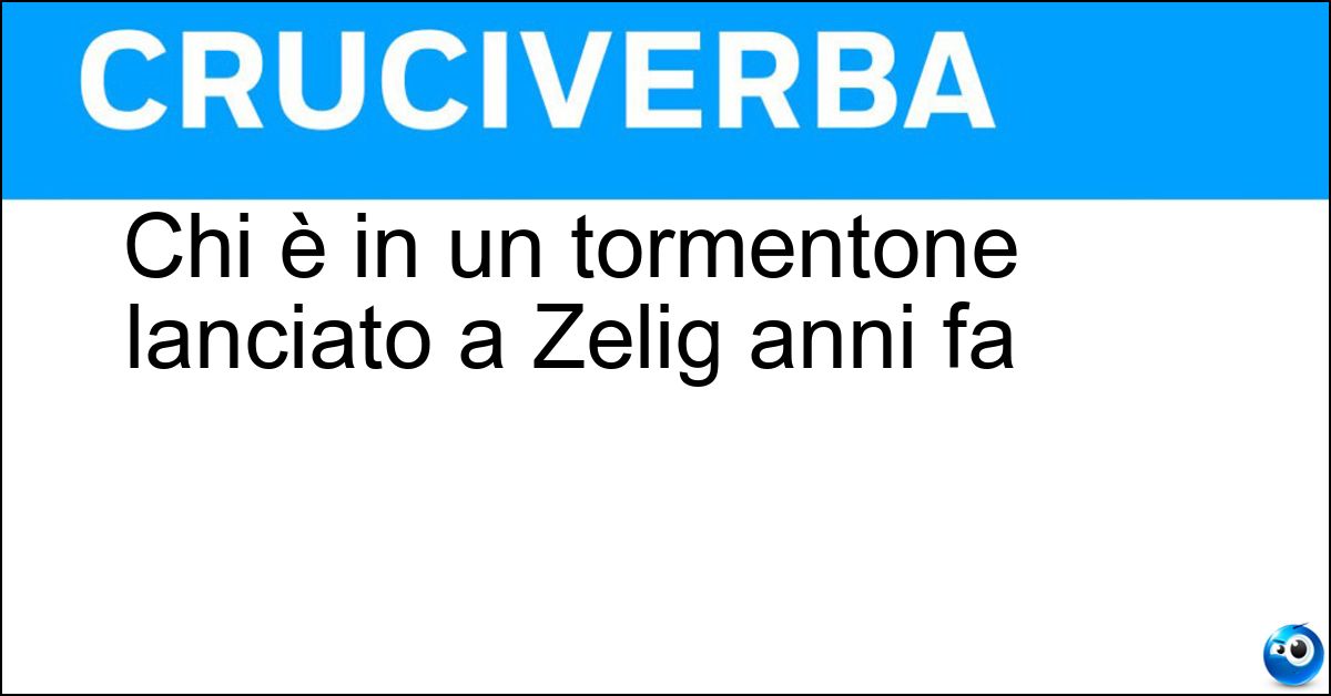 Chi è in un tormentone lanciato a Zelig anni fa Soluzione Chi è in un tormentone lanciato a Zelig anni fa - Tatiana