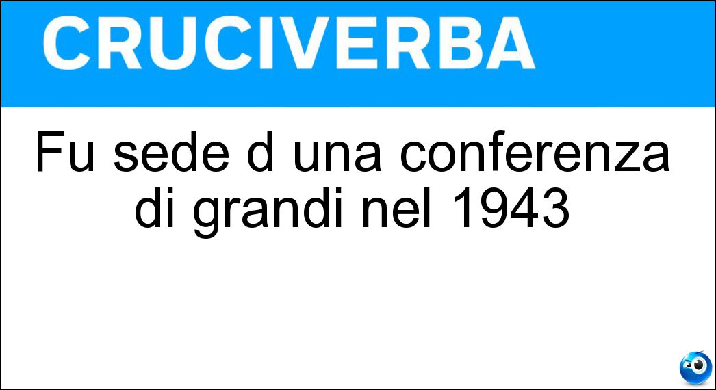 sede conferenza