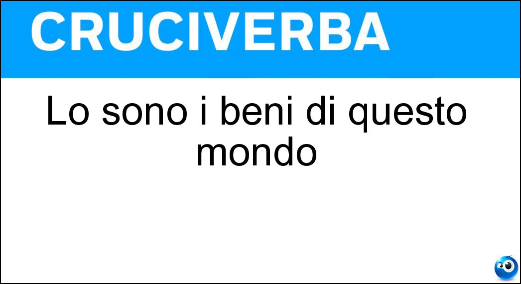 sono beni