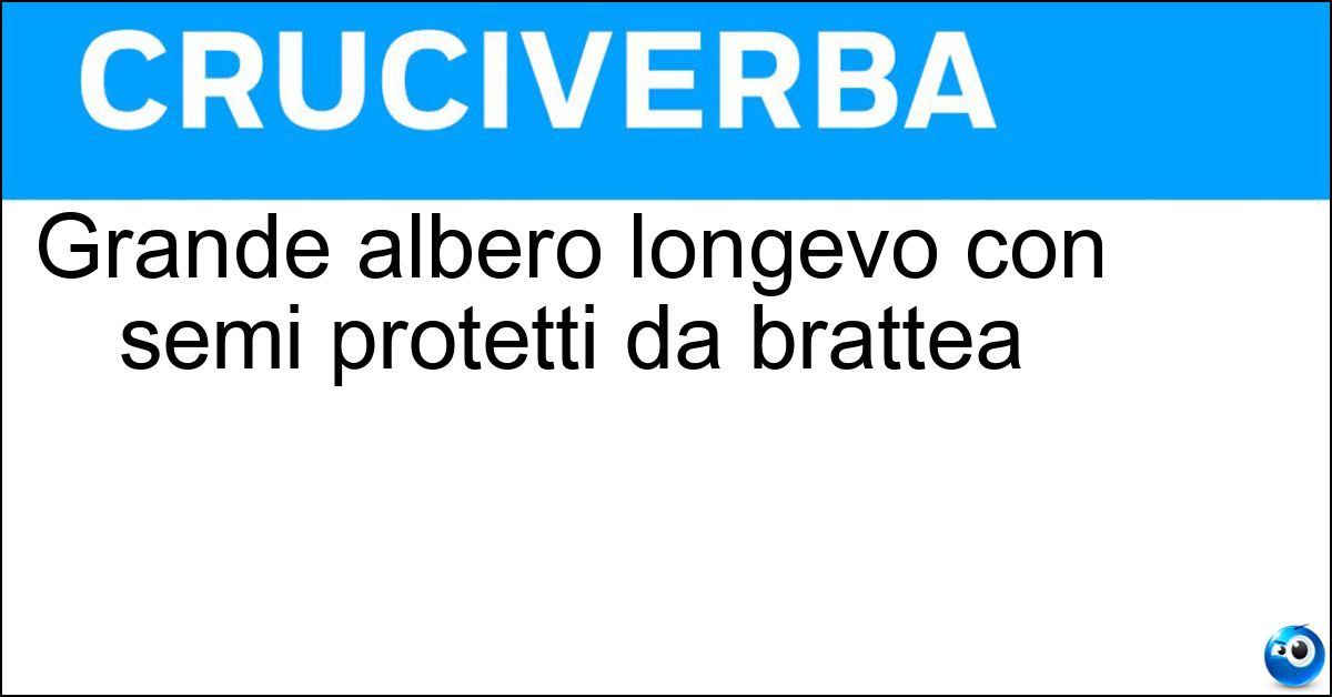 Grande albero longevo con semi protetti da brattea Soluzione Grande albero longevo con semi protetti da brattea - Tiglio