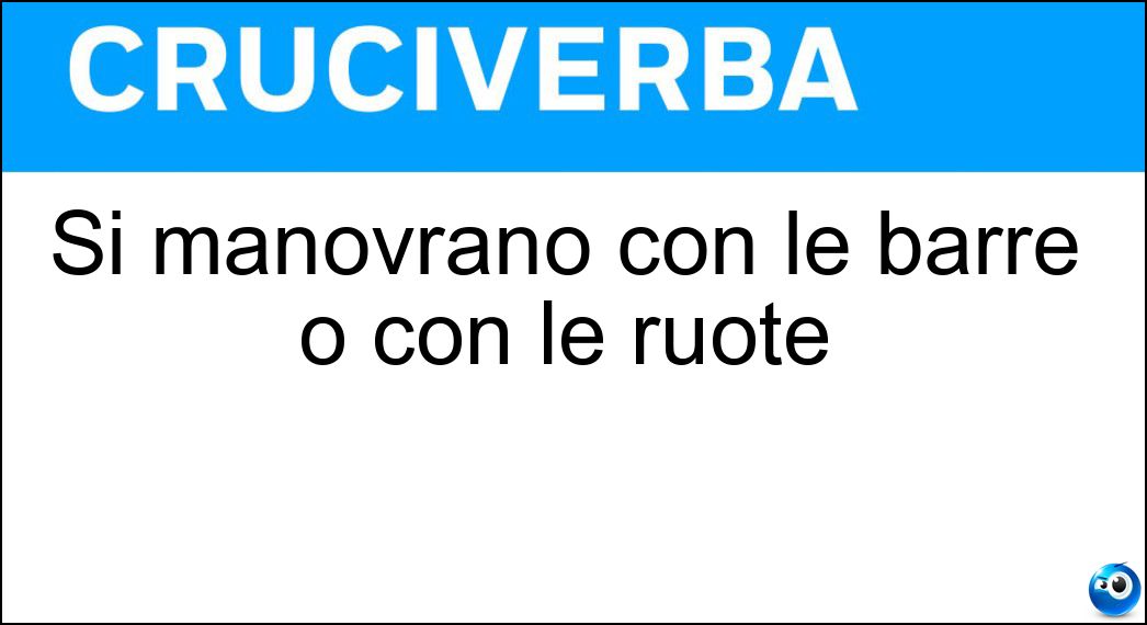 Definizione Cruciverba: Farla vuole dire andare avanti e indietro
