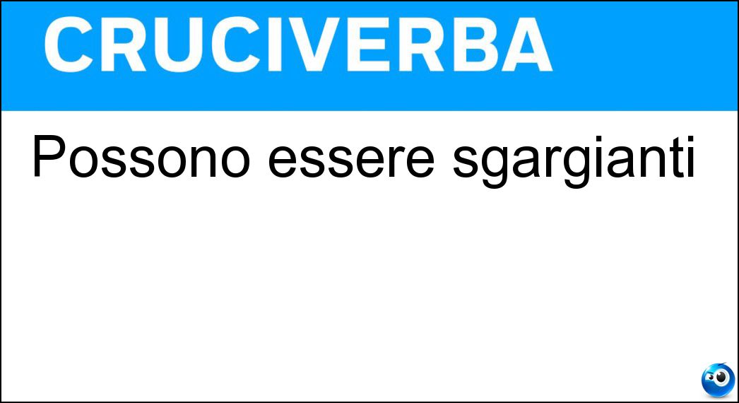 Possono essere sgargianti Soluzione Possono essere sgargianti - Tinte