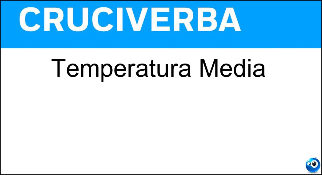 Temperatura Media Soluzione Temperatura Media - Tm