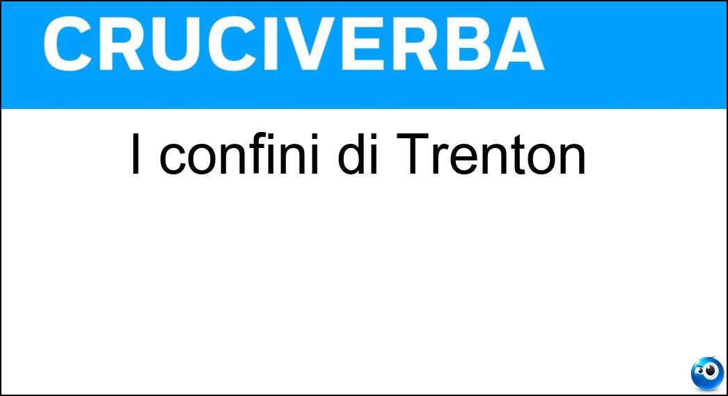 Soluzione I confini di Trenton - Tn