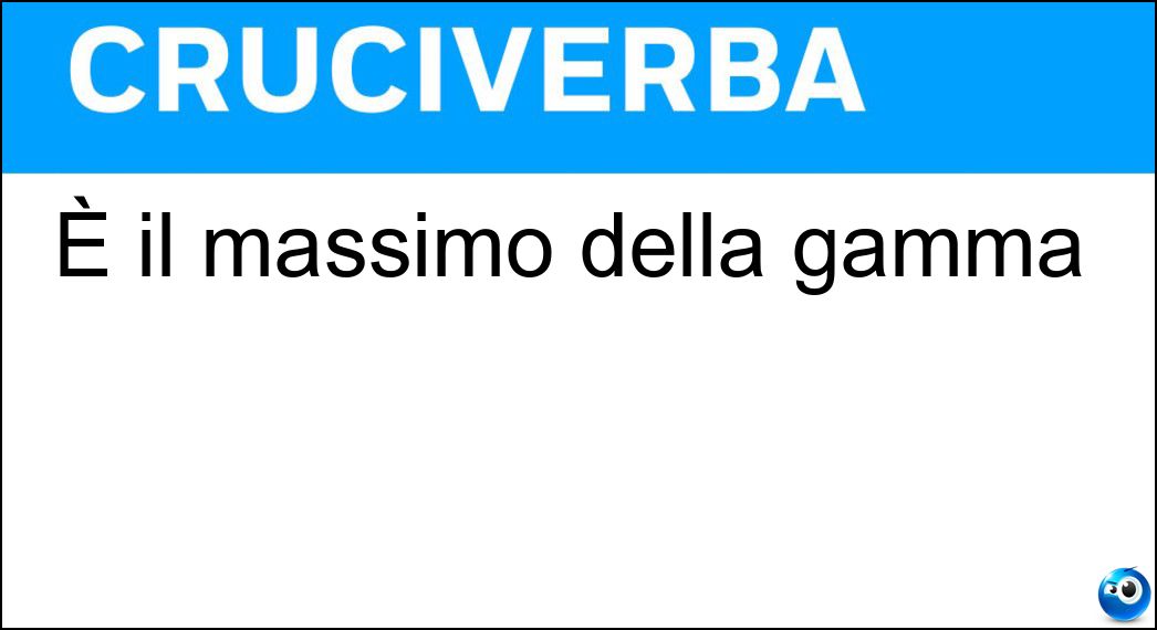 Definizione Cruciverba: Farla vuole dire andare avanti e indietro
