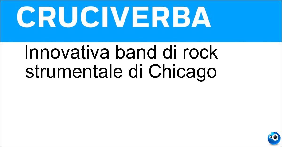 Innovativa band di rock strumentale di Chicago Soluzione Innovativa band di rock strumentale di Chicago - Tortoise