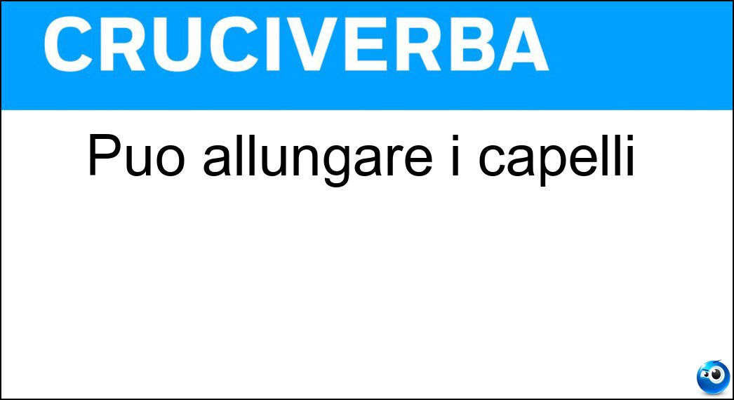 Può allungare i capelli Soluzione Può allungare i capelli - Toupet