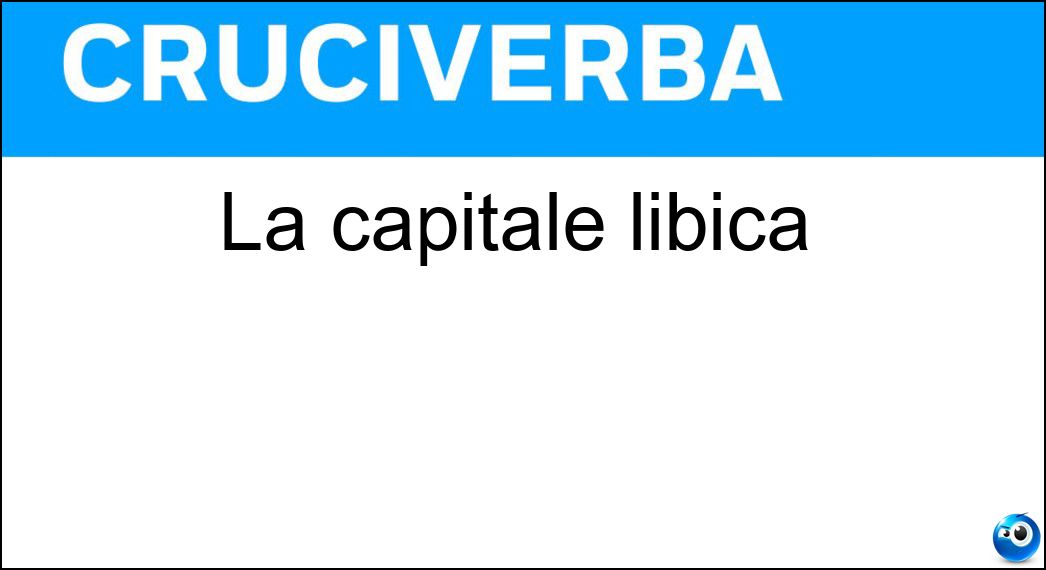 La capitale libica