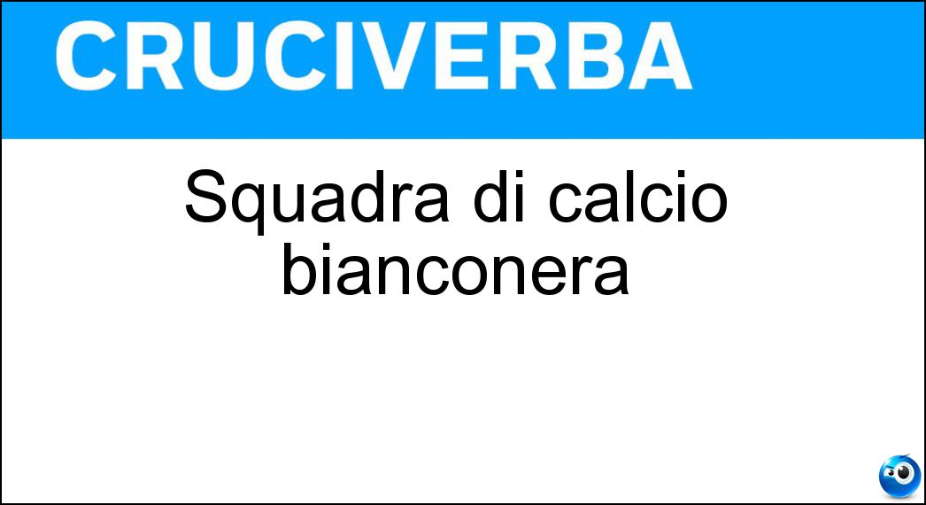 Squadra di calcio bianconera