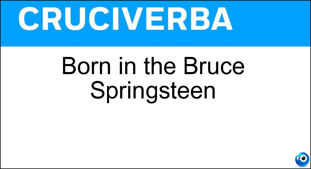 born bruce