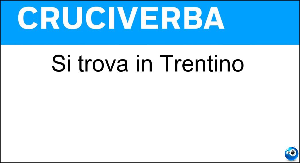 trova trentino