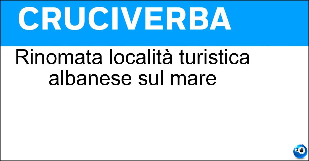 Soluzione Rinomata località turistica albanese sul mare - Valona