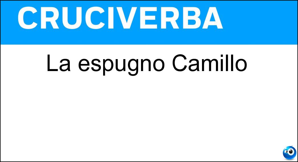 La espugnò Camillo Soluzione La espugnò Camillo - Veio