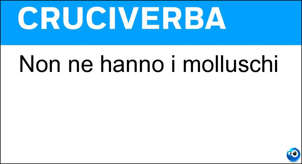 hanno molluschi