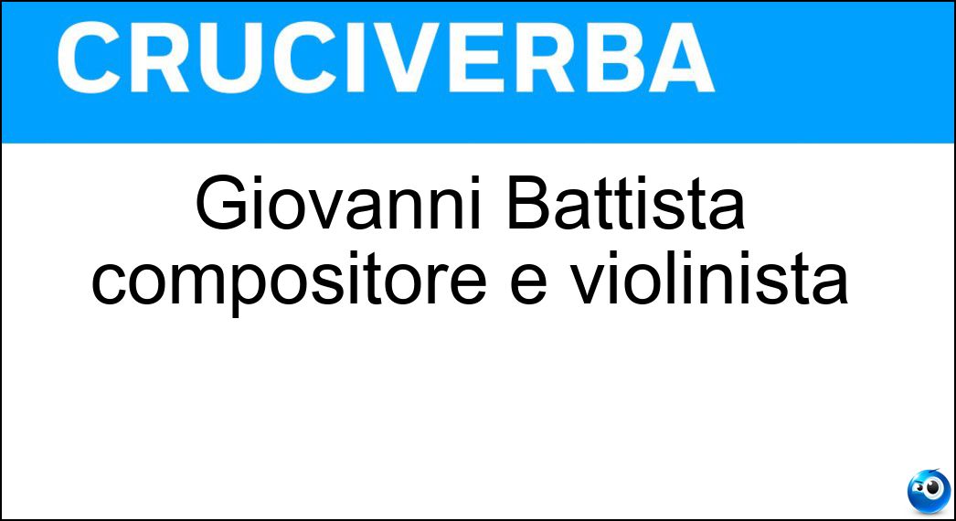 giovanni battista