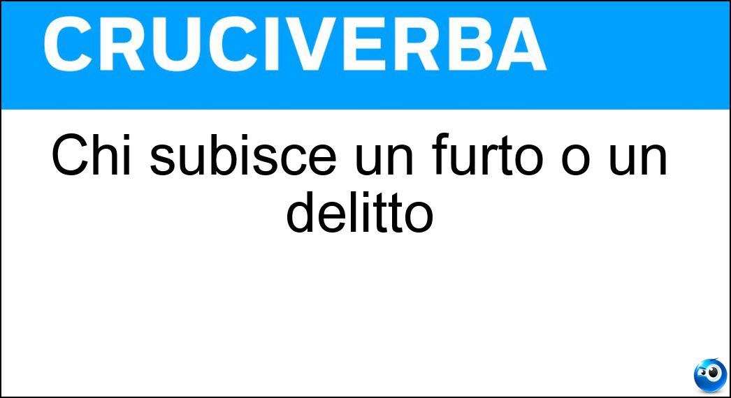 subisce furto