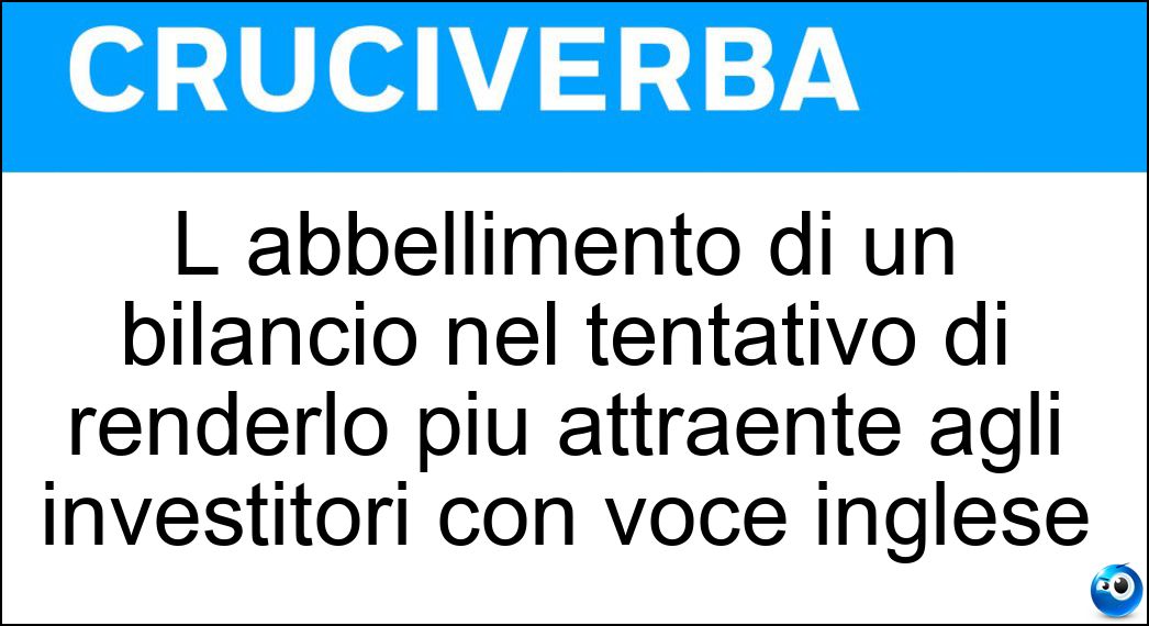 Definizione Cruciverba: Farla vuole dire andare avanti e indietro