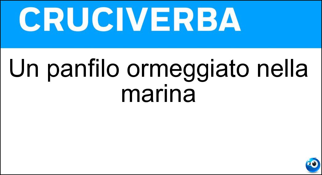 panfilo ormeggiato