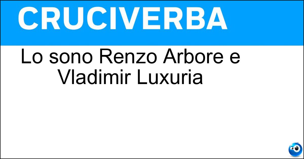 Lo sono Renzo Arbore e Vladimir Luxuria Lo sono Renzo Arbore e Vladimir Luxuria