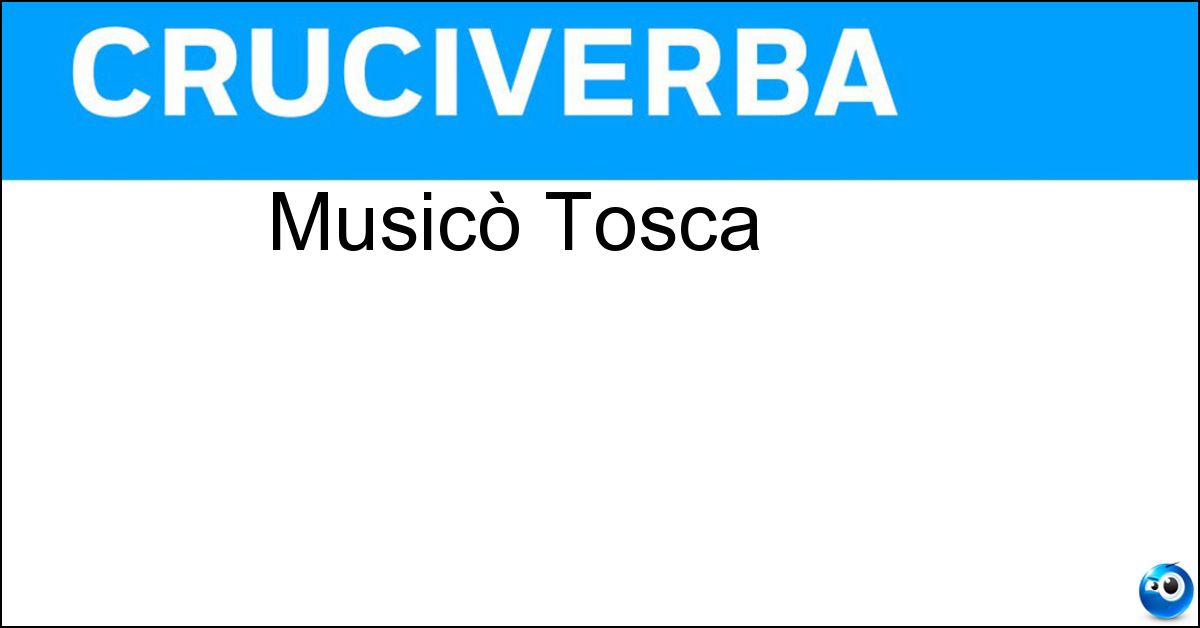 Musicò Tosca Musicò Tosca