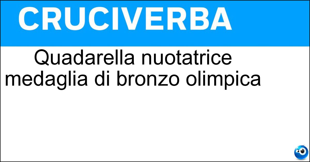 Quadarella nuotatrice medaglia di bronzo olimpica Quadarella nuotatrice medaglia di bronzo olimpica